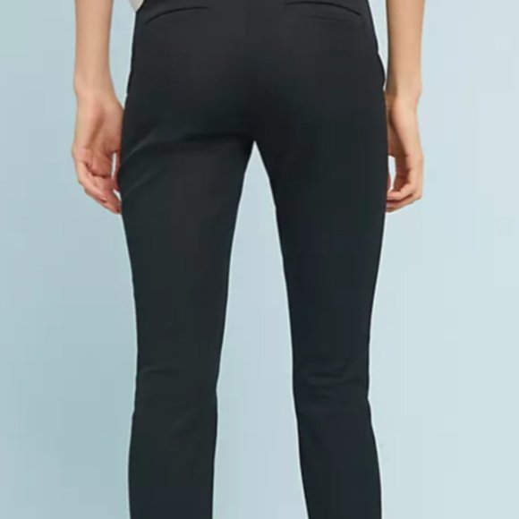 Anthropologie Essential Slim Trouser in Green - Picture 3 of 5